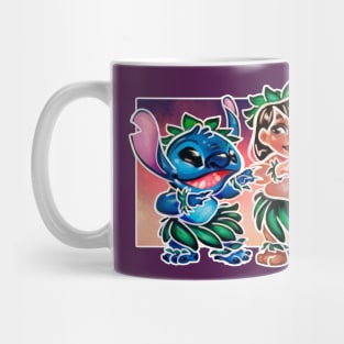 Lilo y Stitch hula Mug